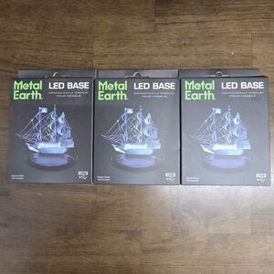 Metal Earth Premium Series 3D LED BASE with Blue Light (Pack Of 3)